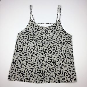 Painted Threads Cheetah Print Swing Cami Tank Top